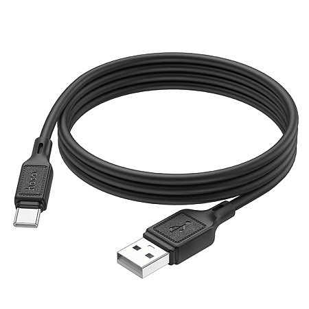 USB Кабель Type-C, HOCO, X90, 1м, силиконовый, черный