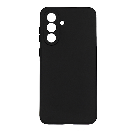 Чехол силиконовый для Samsung Galaxy S24, с микрофиброй внутри, с защитой камеры, X-CASE, черный