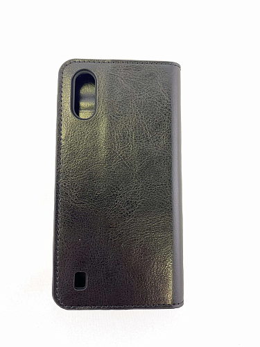 Чехол-книжка для Samsung Galaxy A01/А015,  боковой, экокожа, черный