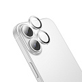 Защитное стекло для iPhone 16/16 Plus, V12 Plus, HOCO, на заднюю камеру, серебро