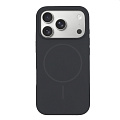 Чехол-накладка для iPhone 17 Pro Max, Silicon Case, магнитный (MagSafe), без лого, X-CASE, угольно-серый
