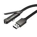 USB Кабель Type-C, HOCO, U150, 1.2м, 3A, с подставкой, черный