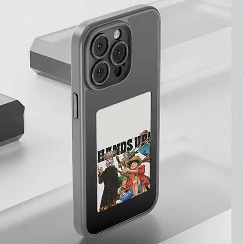 Чехол-накладка для iPhone 15 Pro Max, с экраном, без лого, X-CASE, черный