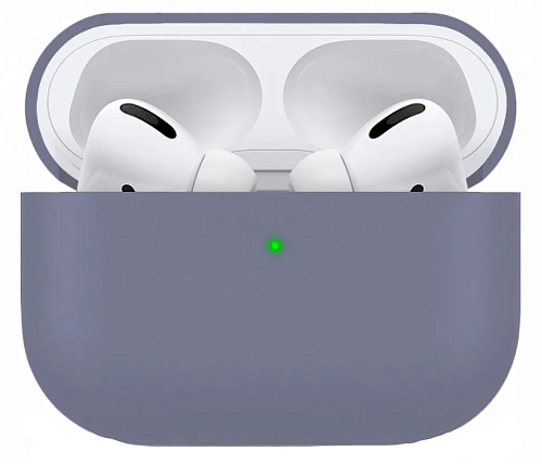 Чехол силиконовый для Airpods Pro/Pro 2, X-CASE, сиреневый (Lavander)