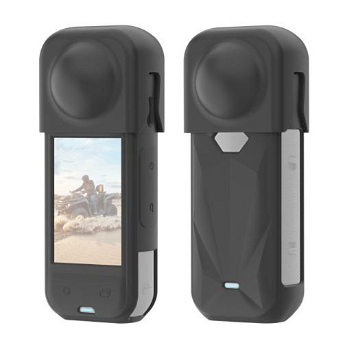 Силиконовый чехол для экшн камеры Insta360 X5, PULUZ, черный