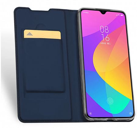 Чехол-книжка для Xiaomi Redmi 8, DU DU, боковой, синий