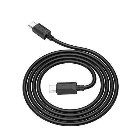 Кабель Type-C на Type-C, HOCO, X73, 1м, 60W, черный