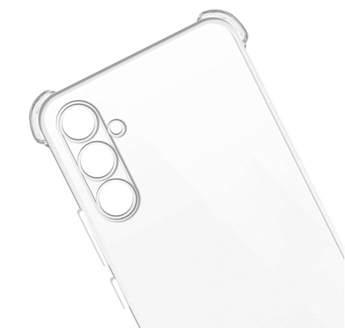 Чехол силиконовый для Samsung Galaxy A14 (4G/5G), усиленные края, с защитой камеры, X-CASE, прозрачный