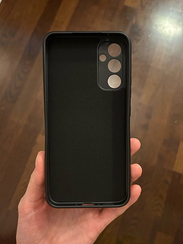 Чехол силиконовый для Samsung Galaxy A34 (5G), good quality, с защитой камеры, X-CASE, черный