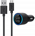 АЗУ 1 USB 2.1A, micro usb дата кабель, черный