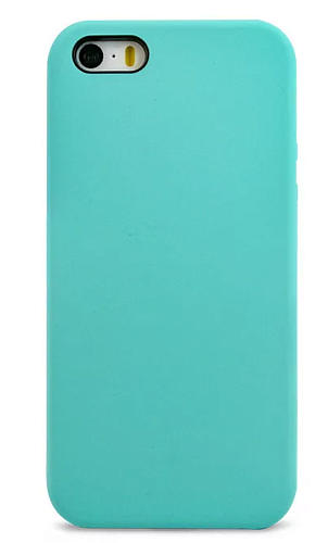 Чехол - накладка для iPhone 6/6S, Silicon Case, бирюзовый