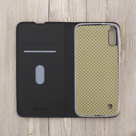 Чехол-книжка для Samsung Galaxy A10/M10, X-CASE, боковой, черный