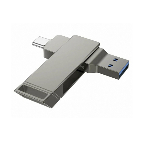 USB Flash Drive 256GB Smart Type-C 3.2 Gen 1 (UD15) 2 в 1 , скорость записи 40-80 МБ/С, скорость чтения 160-200МБ/С