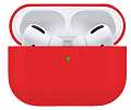 Чехол силиконовый для Airpods Pro/Pro 2, X-CASE, красный
