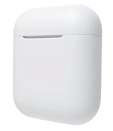 Чехол силиконовый для Airpods 1/Airpods 2 case, X-CASE, белый