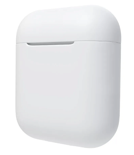 Чехол силиконовый для Airpods 1/Airpods 2 case, X-CASE, белый
