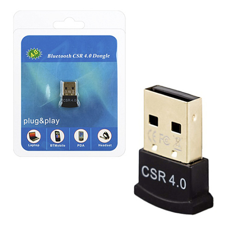 Bluetooth адаптер (BT 4.0 3Mbit/S) черный