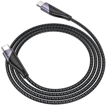 Кабель Type-C на Type-C, HOCO, U95, Fast Charge 60W, черный