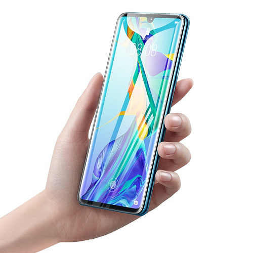 Защитное стекло на Huawei P30(G3), Hoco, Quantum fast attach HD film, прозрачное