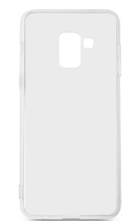 Чехол силиконовый для Samsung A530х, Galaxy A8 (2018), прозрачный