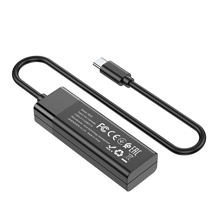 USB  (HB25) c 1 Type-C  1 USB 3.0 + 3 USB 2.0, HOCO, 