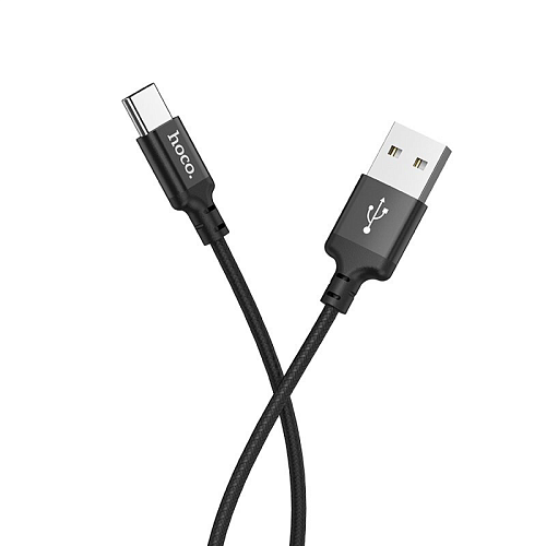 USB Кабель Type-C, HOCO, X14, колба, черный