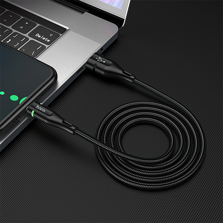 USB Кабель Type-C, HOCO, U93, 1.2m, черный
