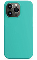Чехол - накладка для iPhone 13 Pro, Silicon Case, без лого, бирюзовый
