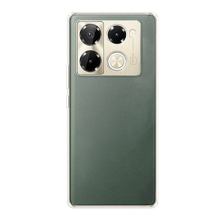 Чехол силиконовый для Infinix Note 40 Pro (4G/5G) / Note 40 Pro + (5G) / X6851, с защитой камеры, X-CASE, прозрачный