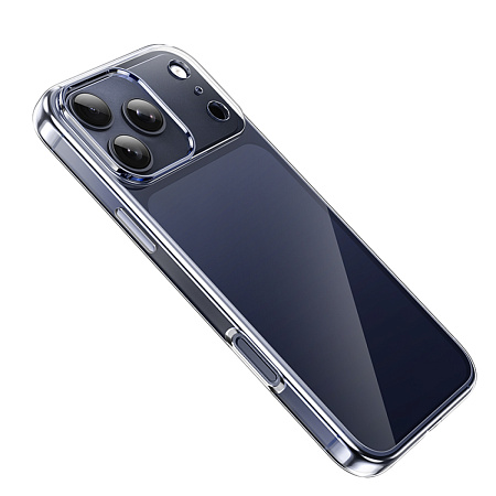Чехол силиконовый для iPhone 17 Pro, Light series TPU, HOCO, прозрачный