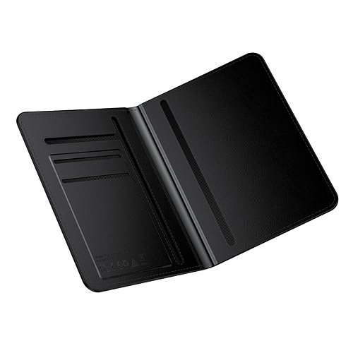 Устройство для поиска вещей E91G, синхронизация с IOS, Носо, в виде обложки для паспорта, черный