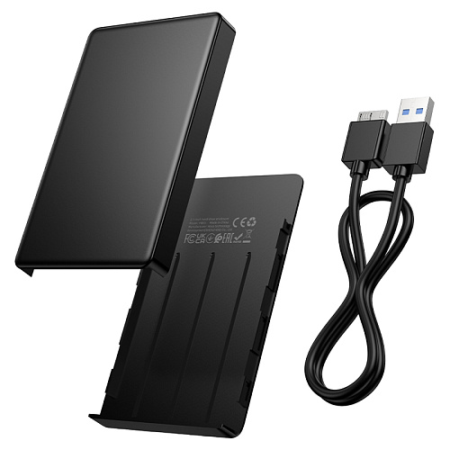 Внешний бокс для диска 2.5-дюйма SATA USB 3.0, HB55, черный