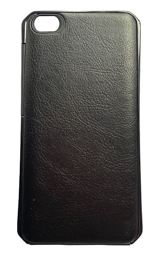 Чехол-накладка для Xiaomi Redmi GO, под кожу черный