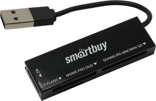Картридер SBR-717-K, Smartbuy, черный