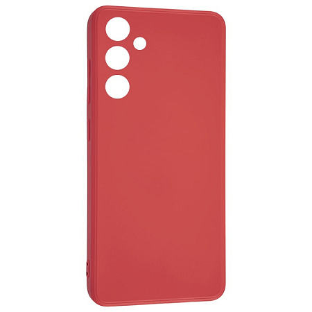 Чехол силиконовый для Samsung Galaxy A54 (5G), good quality, с защитой камеры, X-CASE, красный