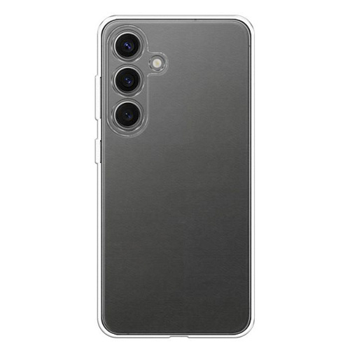 Чехол силиконовый для Samsung Galaxy S25 (5G), с защитой камеры, X-CASE, прозрачный