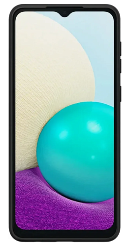 Чехол силиконовый для Samsung Galaxy A02, X-CASE, черный