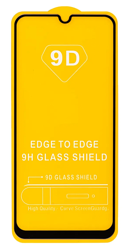 Защитное стекло на Vivo V23e/V25e, черное, X-CASE