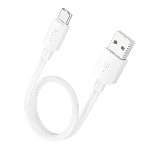 USB Кабель Type-C, HOCO, X96, 27W, 0,25м, белый