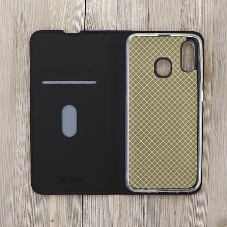 Чехол-книжка для Samsung Galaxy A40, X-CASE, боковой, черный