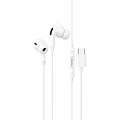 Проводные наушники M83, Type-C, Original series earphones, HOCO, вакуумные с микрофоном, белые