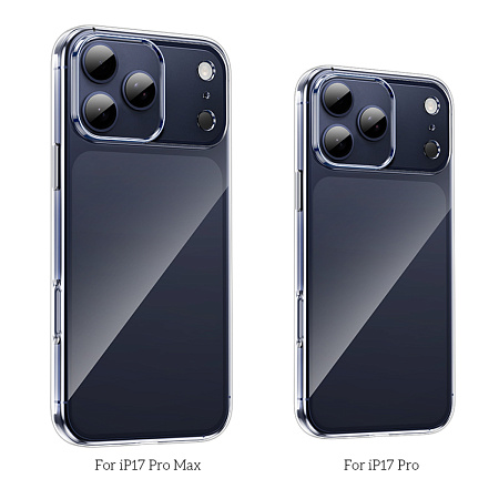 Чехол силиконовый для iPhone 17 Pro Max, Light series TPU, HOCO, прозрачный