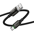 USB Кабель Type-C, HOCO, X127, 1м, оплетка, черный