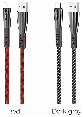 USB Кабель Type-C, HOCO, U70, темно-серый