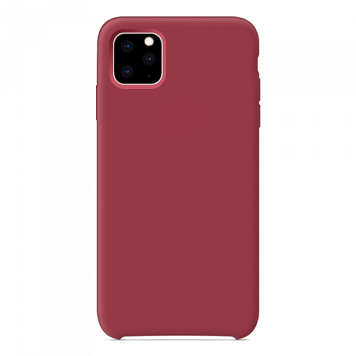 Чехол - накладка для iPhone 11, Silicon Case, кирпичный