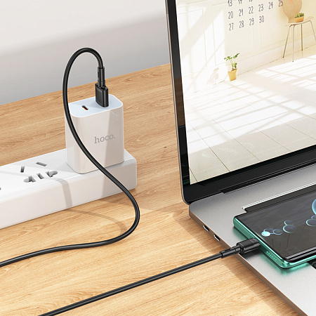 USB Кабель Type-C, HOCO, X83, 1м, черный