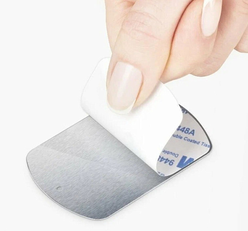 Набор пластин для магнитных держателей прямоугольные (комплект 5 штук)