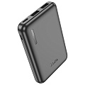 Универсальный Доп. Аккумулятор 5000mAh, J115, HOCO, выход: 2 USB: 5V/2, черный