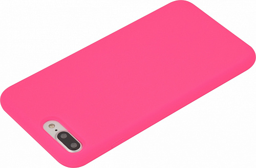 Чехол-накладка для iPhone 7 Plus/8 Plus, Silicone Case, ярко-розовый