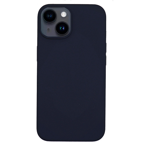 Чехол - накладка для iPhone 13, Silicon Case, без лого, темно-синий